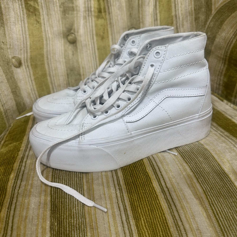 Vans Classic Sk8 Hi White High-Top Sneakers